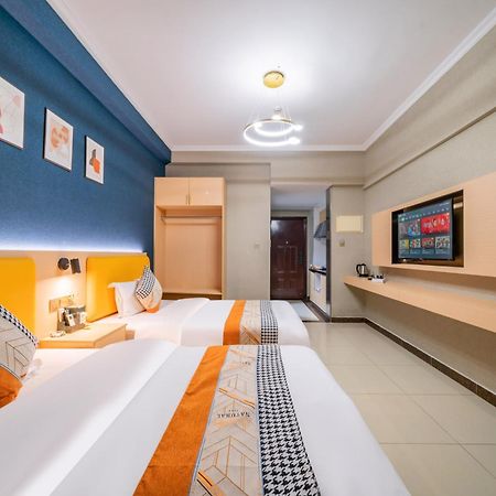 Pazhou Angda International Aparthotel Canton Fair Branch Exteriör bild
