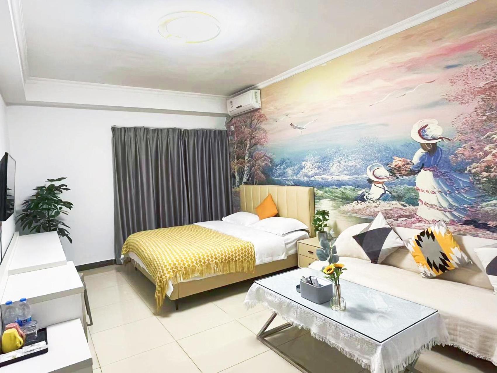 Pazhou Angda International Aparthotel Canton Fair Branch Exteriör bild