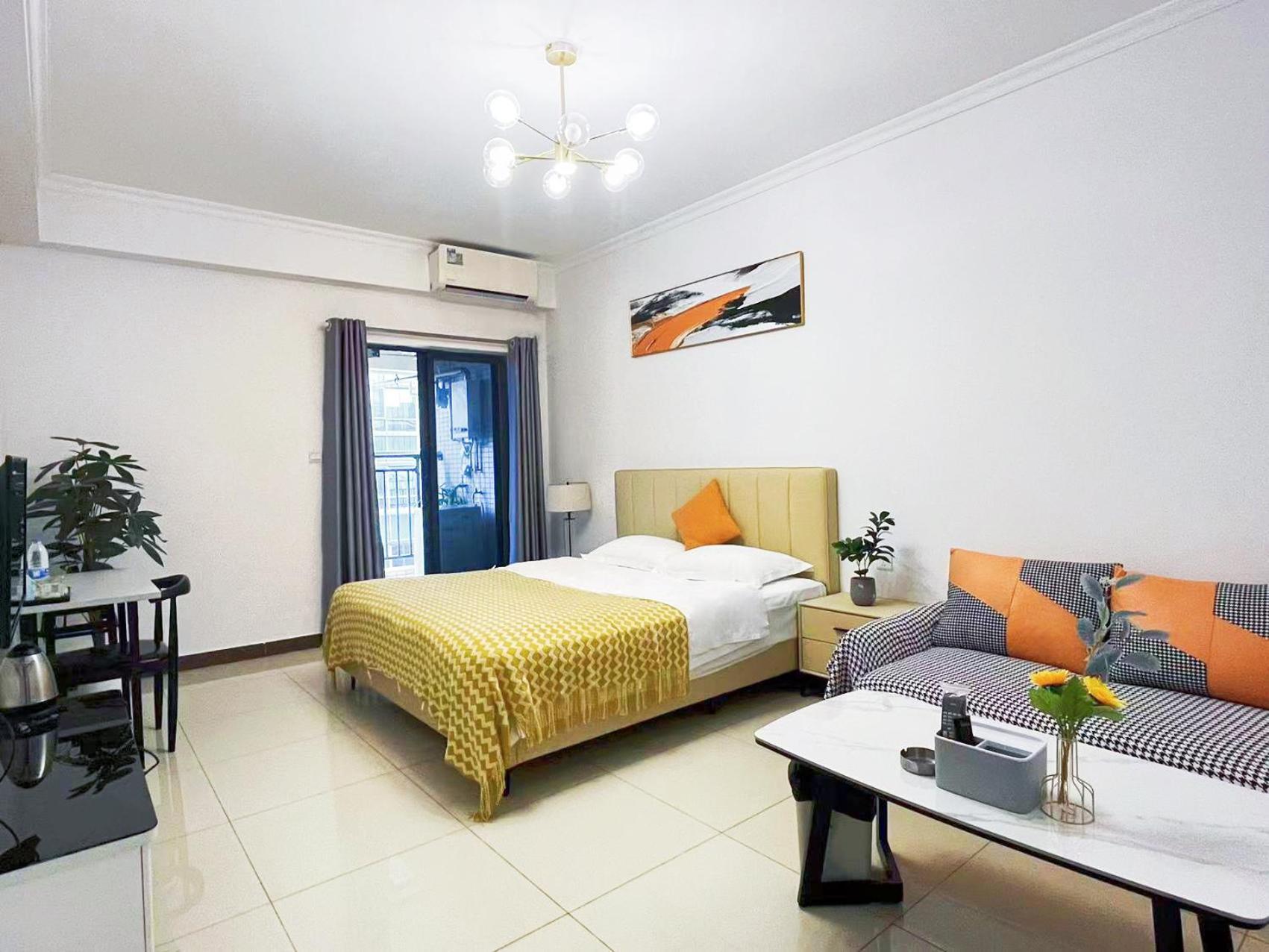 Pazhou Angda International Aparthotel Canton Fair Branch Exteriör bild
