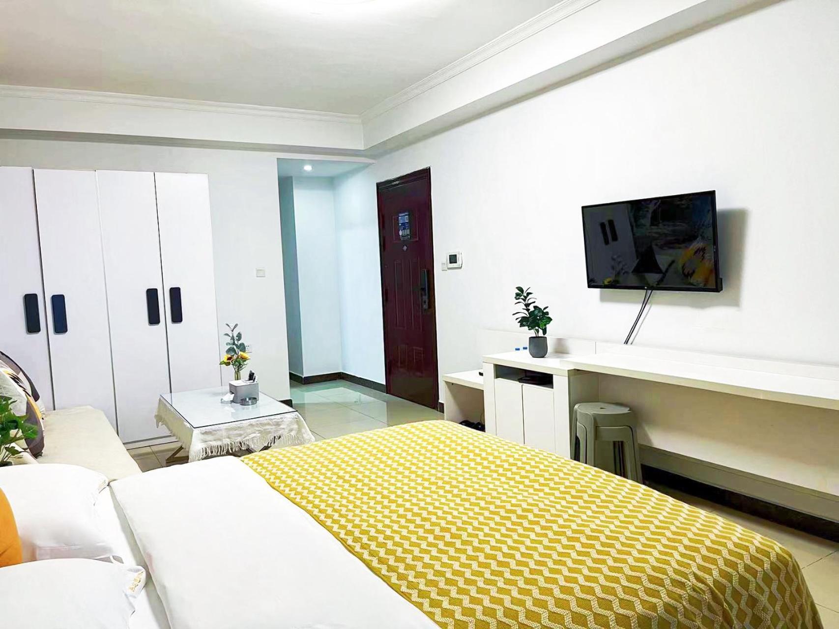 Pazhou Angda International Aparthotel Canton Fair Branch Exteriör bild