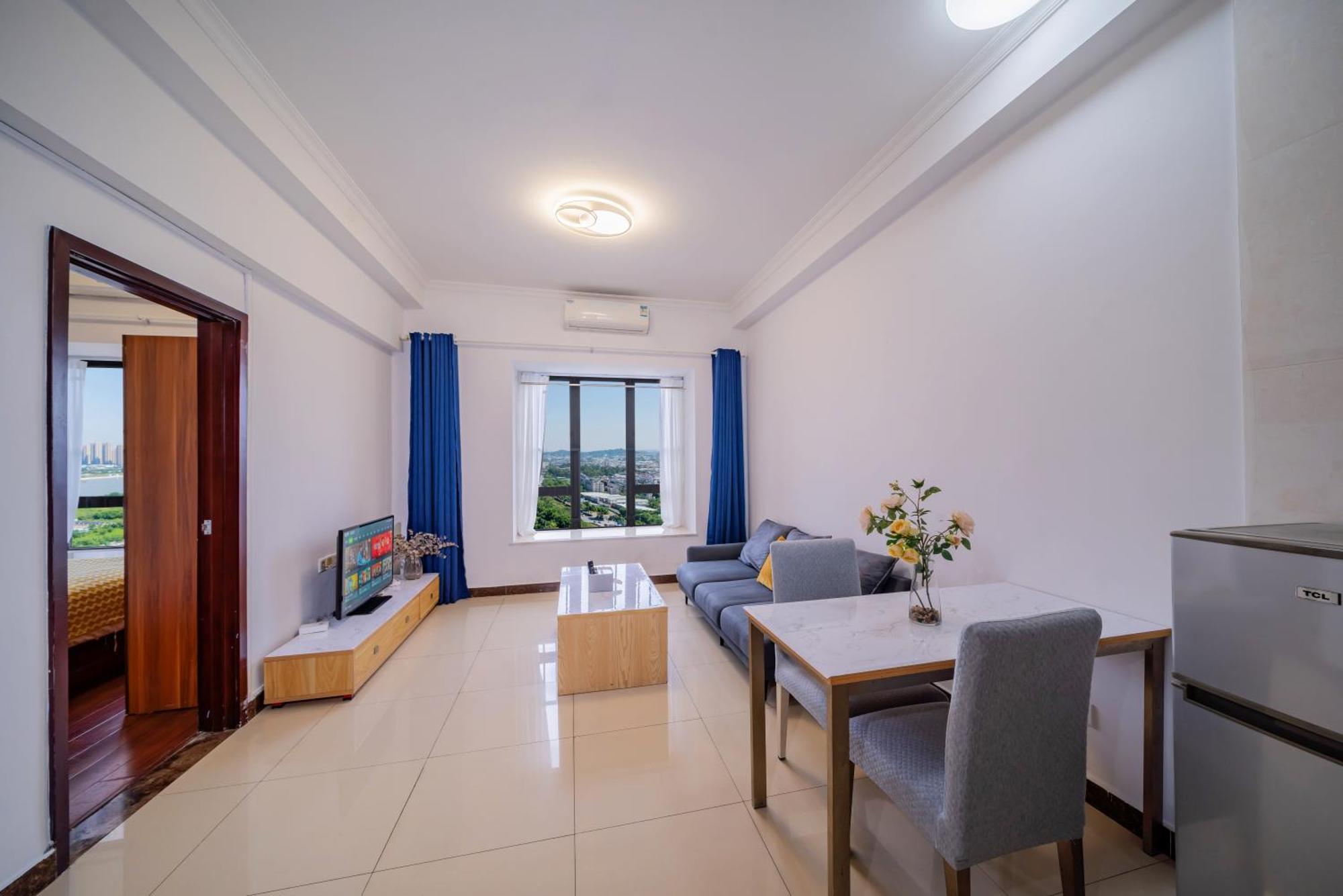 Pazhou Angda International Aparthotel Canton Fair Branch Exteriör bild