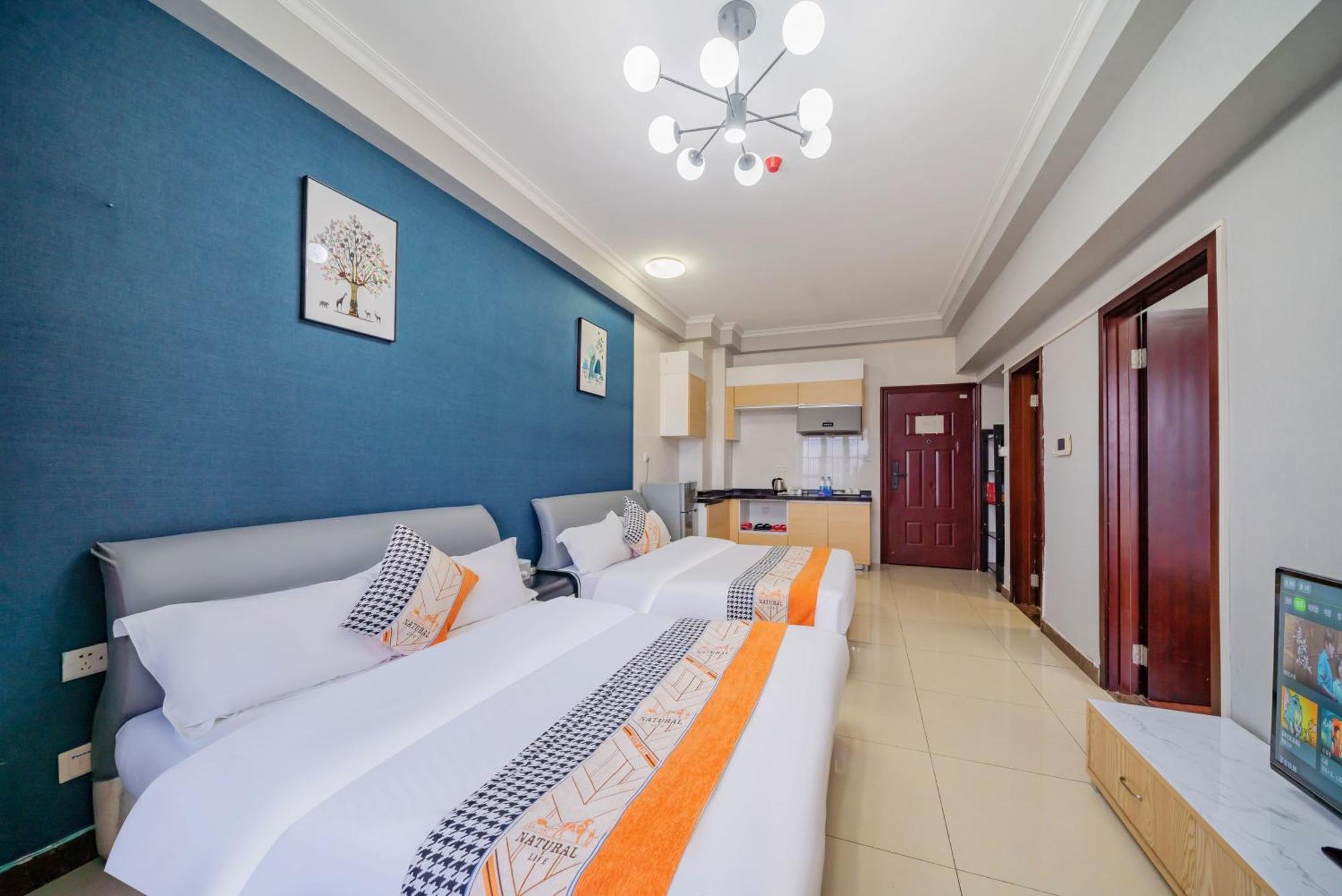 Pazhou Angda International Aparthotel Canton Fair Branch Exteriör bild