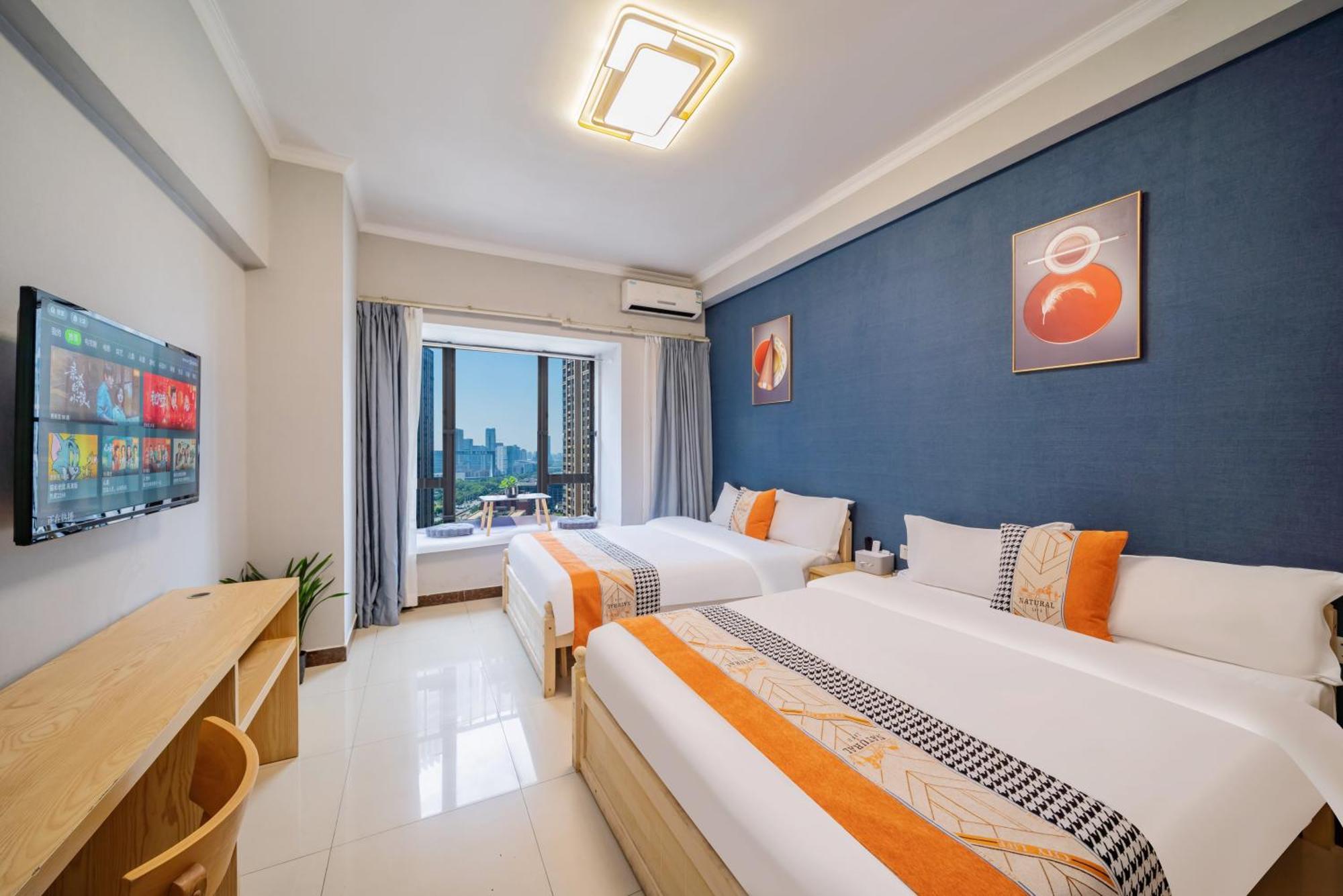 Pazhou Angda International Aparthotel Canton Fair Branch Exteriör bild