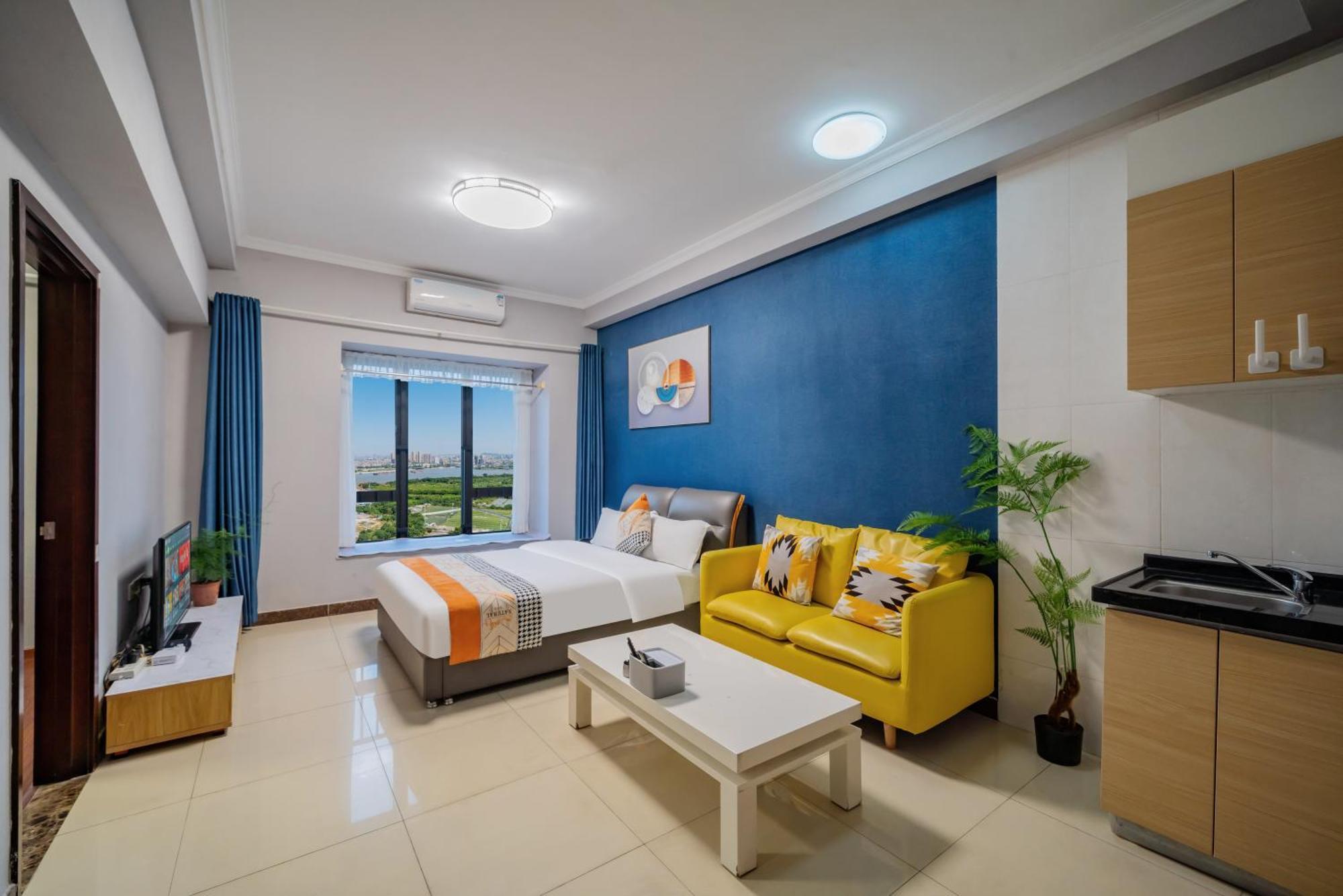 Pazhou Angda International Aparthotel Canton Fair Branch Exteriör bild