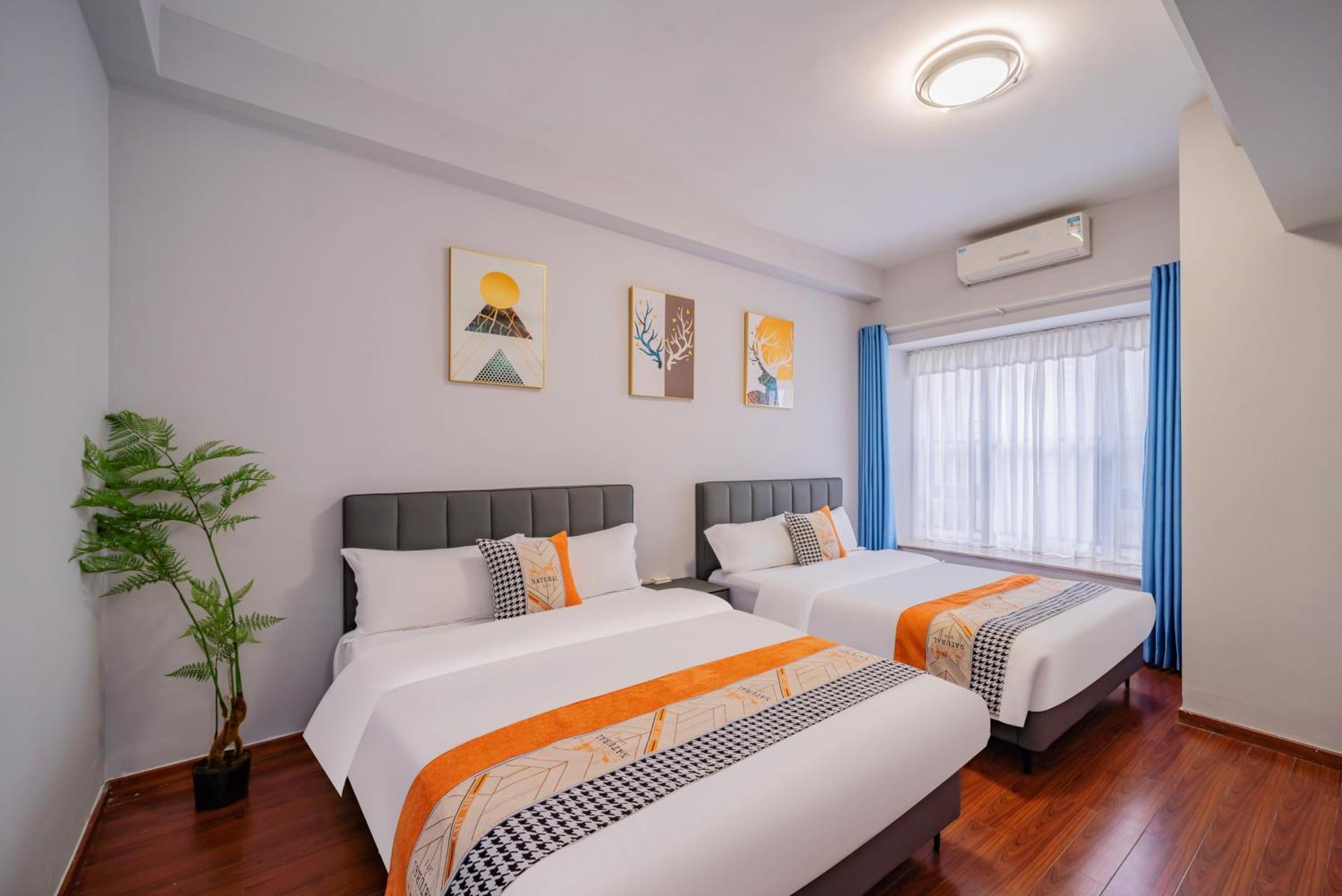 Pazhou Angda International Aparthotel Canton Fair Branch Exteriör bild