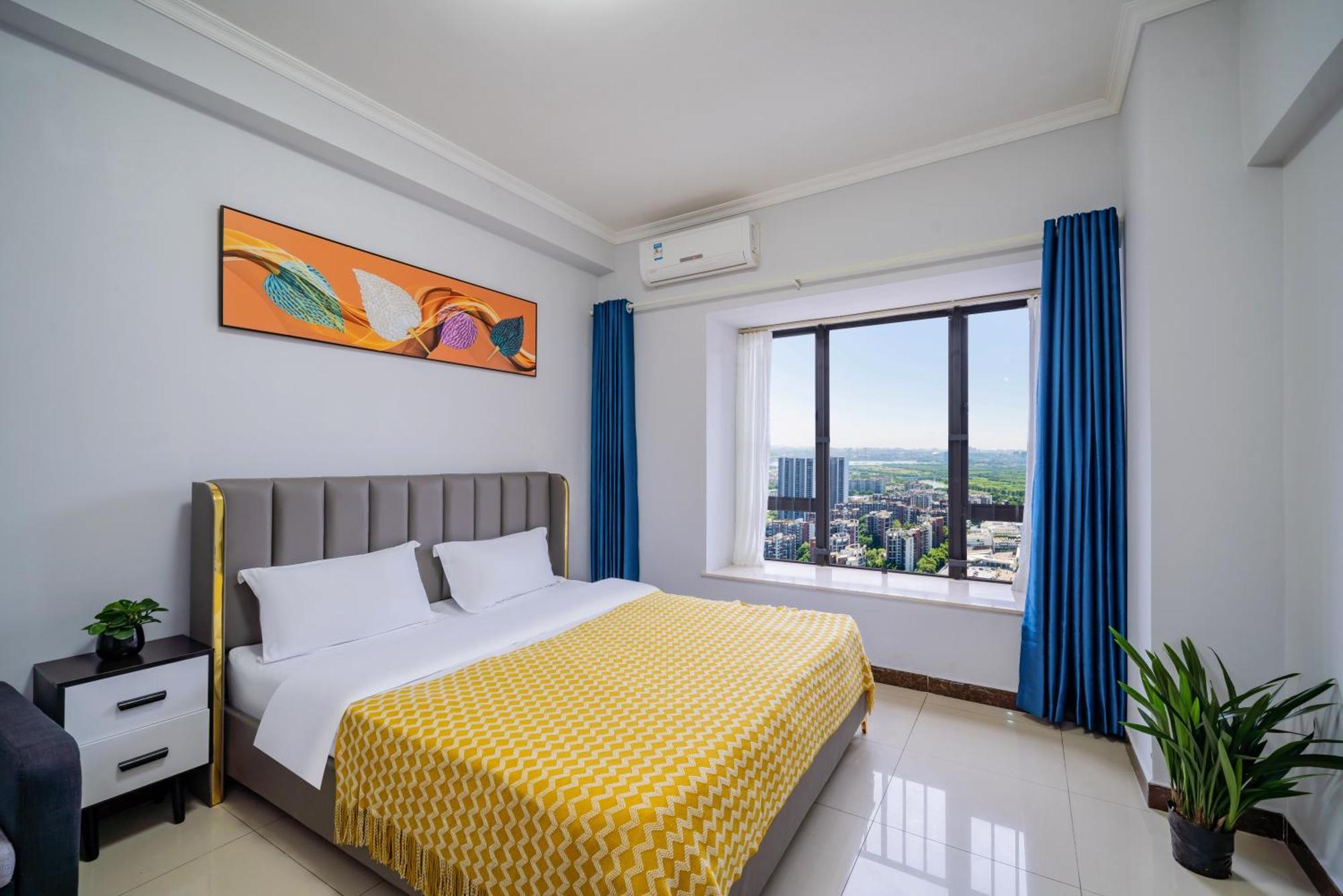 Pazhou Angda International Aparthotel Canton Fair Branch Exteriör bild