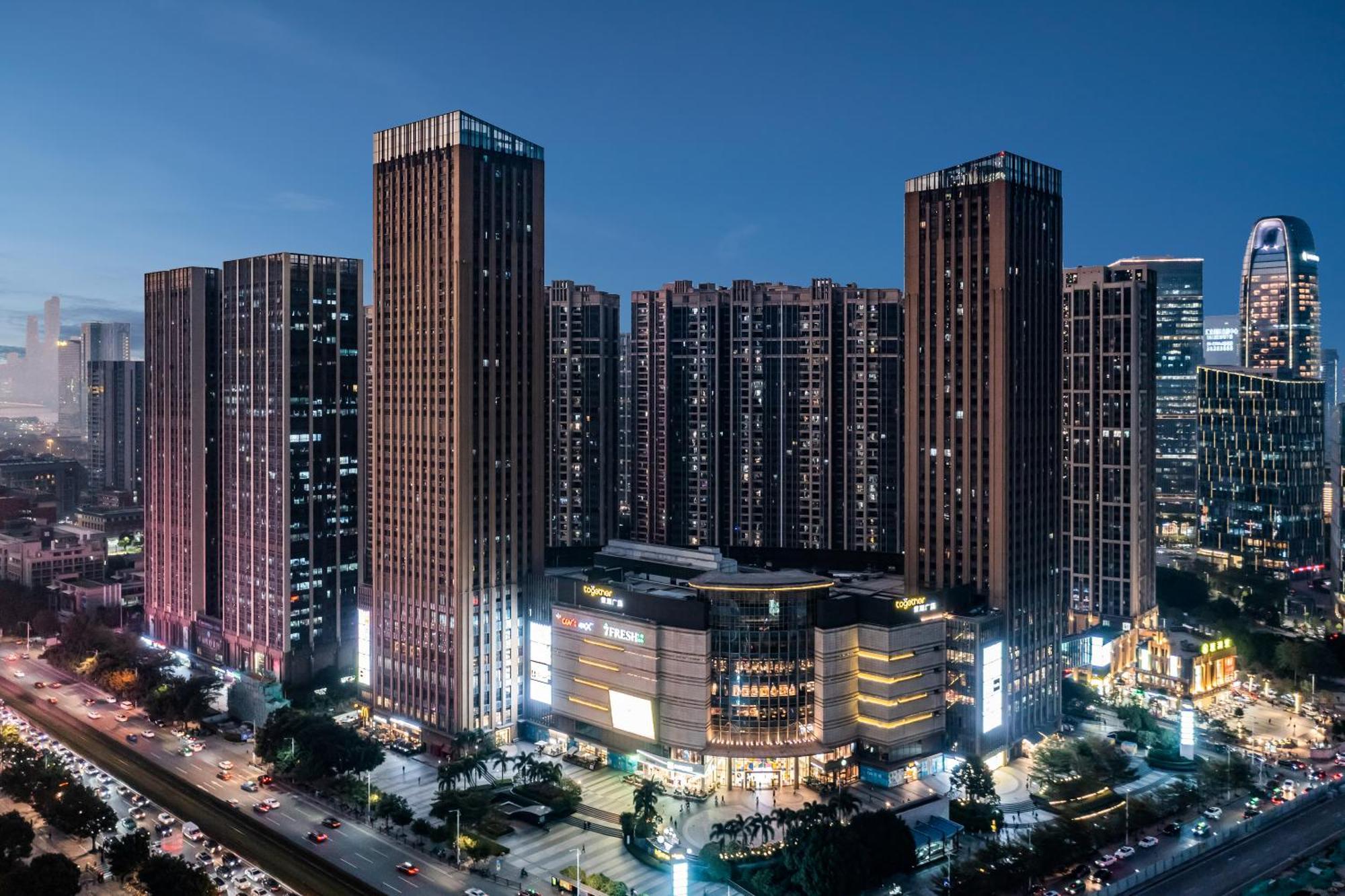 Pazhou Angda International Aparthotel Canton Fair Branch Exteriör bild